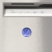 Abstrakte Nummer 3: Blauschimmer Magnet (In Situ (Geschirrspüler))