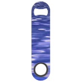 Abstrakte Nummer 3: Blauschimmer Speedflaschenöffner (Rückseite)