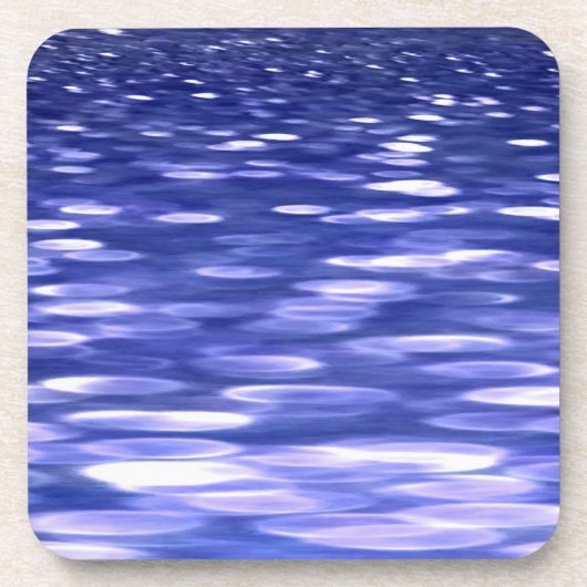 Abstrakte Nummer 3: Blauschimmer Untersetzer (Vorderseite)