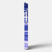 Abstrakte Nummer 3: Blue Shimmer Case-Mate iPhone Hülle (Rückseite / Links)