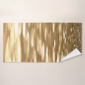 Abstrakte Nummer 3: Goldschimmer Badehandtuch (Badehandtuch)