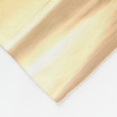 Abstrakte Nummer 3: Goldschimmer Fleecedecke (Ecke)