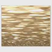Abstrakte Nummer 3: Goldschimmer Geschenkpapier (Flach)