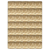 Abstrakte Nummer 3: Goldschimmer Klemmbrett (Rückseite)