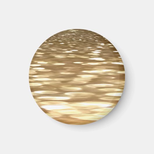 Abstrakte Nummer 3: Goldschimmer Magnet (Vorne)