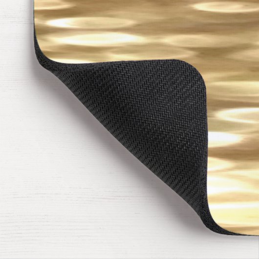 Abstrakte Nummer 3: Goldschimmer Mousepad (Ecke)