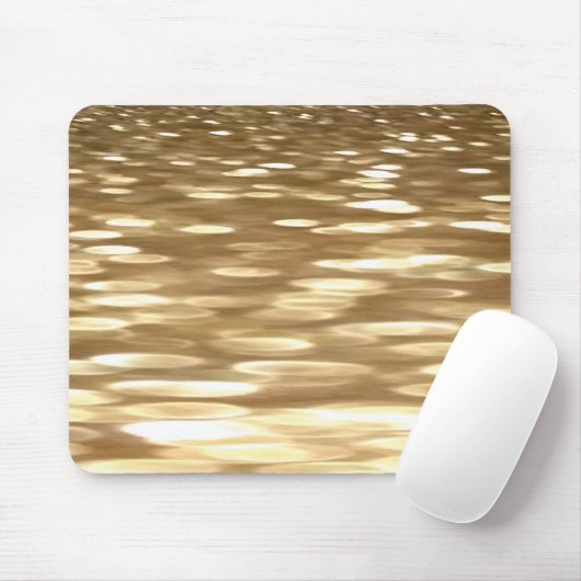 Abstrakte Nummer 3: Goldschimmer Mousepad (Mit Mouse)