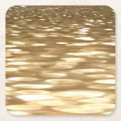 Abstrakte Nummer 3: Goldschimmer Rechteckiger Pappuntersetzer (Vorderseite)