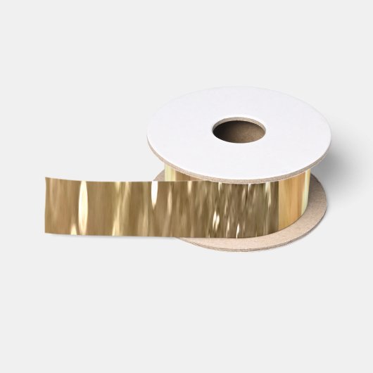 Abstrakte Nummer 3: Goldschimmer Satinband (Spule)
