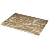 Abstrakte Nummer 3: Goldschimmer Schneidebrett (Ecke)