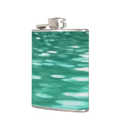 Abstrakte Nummer 3: Green Shimmer Flachmann (Links)