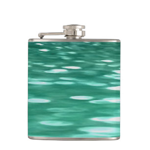 Abstrakte Nummer 3: Green Shimmer Flachmann