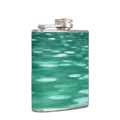 Abstrakte Nummer 3: Green Shimmer Flachmann (Rechts)