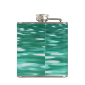 Abstrakte Nummer 3: Green Shimmer Flachmann (Rückseite)