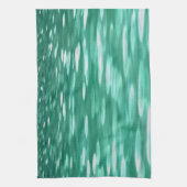 Abstrakte Nummer 3: Green Shimmer Geschirrtuch (Vertikal)