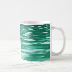 Abstrakte Nummer 3: Green Shimmer Kaffeetasse