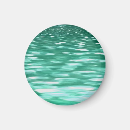 Abstrakte Nummer 3: Green Shimmer Magnet (Vorne)