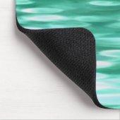 Abstrakte Nummer 3: Green Shimmer Mousepad (Ecke)