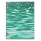 Abstrakte Nummer 3: Green Shimmer Notizblock (Vorderseite)