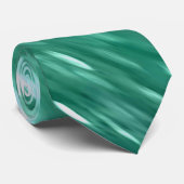 Abstrakte Nummer 3: Grünschimmer Krawatte (Gerollt)