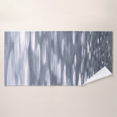 Abstrakte Nummer 3: Gunmetal-Schimmer Badehandtuch (Badehandtuch)