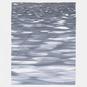 Abstrakte Nummer 3: Gunmetal-Schimmer Fleecedecke