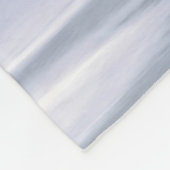 Abstrakte Nummer 3: Gunmetal-Schimmer Fleecedecke (Ecke)