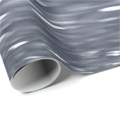 Abstrakte Nummer 3: Gunmetal-Schimmer Geschenkpapier (Rolleneckpunkt)