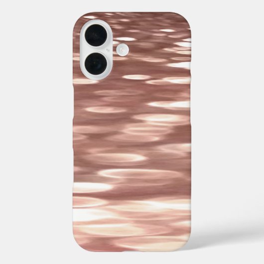Abstrakte Nummer 3: Kupfer-Rose-Goldschimmer Case-Mate iPhone Hülle (Rückseite)