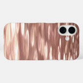 Abstrakte Nummer 3: Kupfer-Rose-Goldschimmer Case-Mate iPhone Hülle (Rückseite (Horizontal))