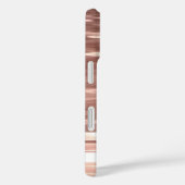 Abstrakte Nummer 3: Kupfer-Rose-Goldschimmer Case-Mate iPhone Hülle (Rückseite / Rechts)