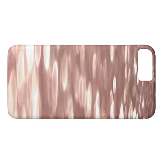 Abstrakte Nummer 3: Kupfer-Rose-Goldschimmer Case-Mate iPhone Hülle (Rückseite (Horizontal))