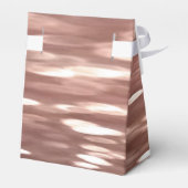 Abstrakte Nummer 3: Kupfer-Rose-Goldschimmer Geschenkschachtel (Rückseite)