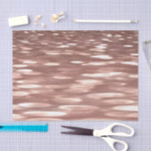 Abstrakte Nummer 3: Kupfer-Rose-Goldschimmer Seidenpapier (Handwerk)