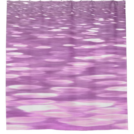 Abstrakte Nummer 3: Lilac Shimmer Duschvorhang (Vorderseite)