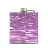 Abstrakte Nummer 3: Lilac Shimmer Flachmann (Rückseite)