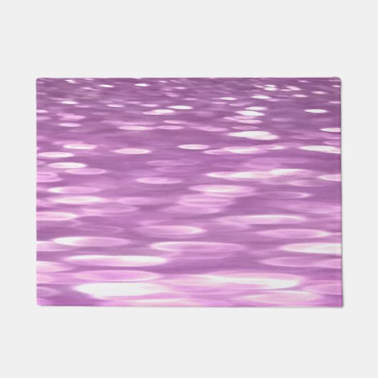 Abstrakte Nummer 3: Lilac Shimmer Fußmatte (Vorderseite)