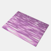Abstrakte Nummer 3: Lilac Shimmer Fußmatte (Schrägansicht)