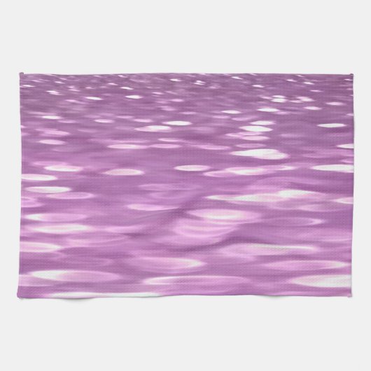 Abstrakte Nummer 3: Lilac Shimmer Geschirrtuch (Horizontal)