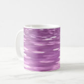 Abstrakte Nummer 3: Lilac Shimmer Kaffeetasse (Vorderseite Links)