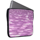 Abstrakte Nummer 3: Lilac Shimmer Laptopschutzhülle (Vorne Rechts)