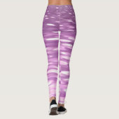 Abstrakte Nummer 3: Lilac Shimmer Leggings (Rückseite)