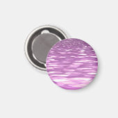 Abstrakte Nummer 3: Lilac Shimmer Magnet (Vorderseite/Rückseite)