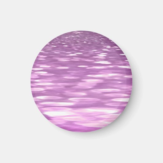 Abstrakte Nummer 3: Lilac Shimmer Magnet (Vorne)