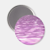 Abstrakte Nummer 3: Lilac Shimmer Magnet (Vorderseite/Rückseite)