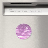 Abstrakte Nummer 3: Lilac Shimmer Magnet (In Situ (Geschirrspüler))