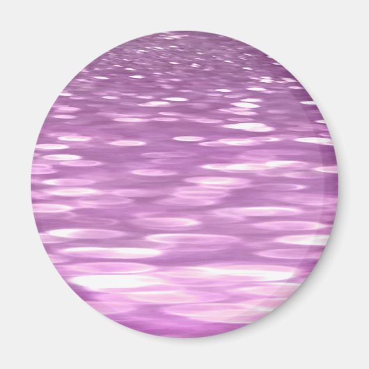Abstrakte Nummer 3: Lilac Shimmer Magnet (Vorne)