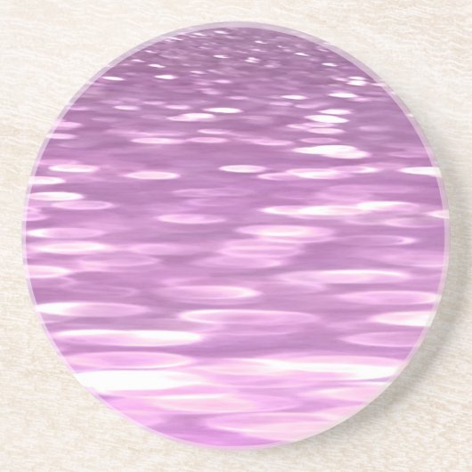 Abstrakte Nummer 3: Lilac Shimmer Sandstein Untersetzer (Vorne)