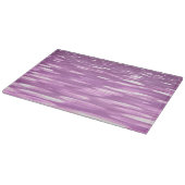 Abstrakte Nummer 3: Lilac Shimmer Schneidebrett (Ecke)