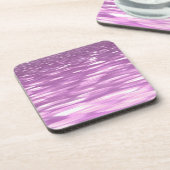 Abstrakte Nummer 3: Lilac Shimmer Untersetzer (Linke Seite)
